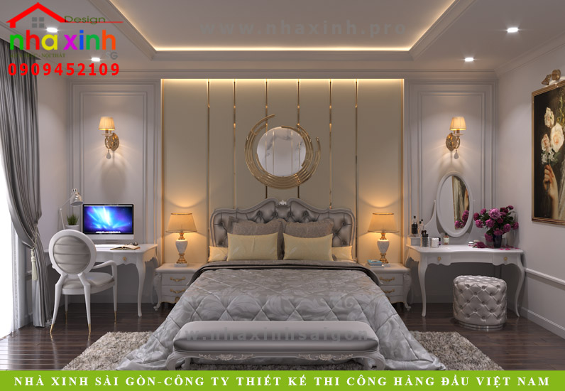 Mẫu Thiết Kế Biệt Thự Vinhomes Tân Cảng 2 Phòng Ngủ