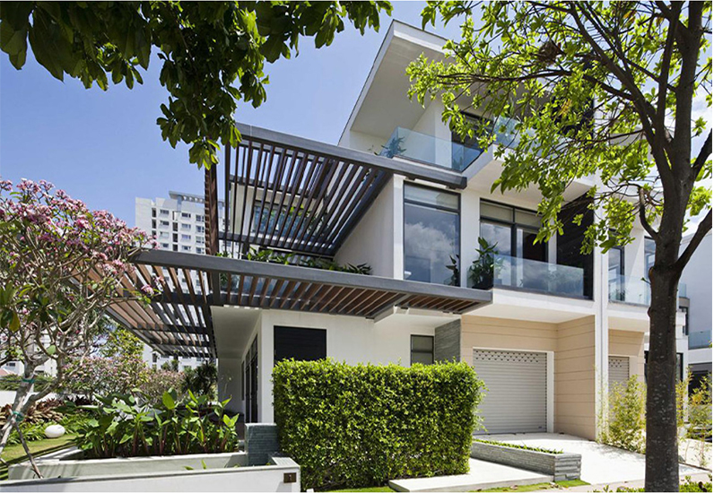 Biệt thự với thiết kế sân vườn gần gũi với thiên nhiên