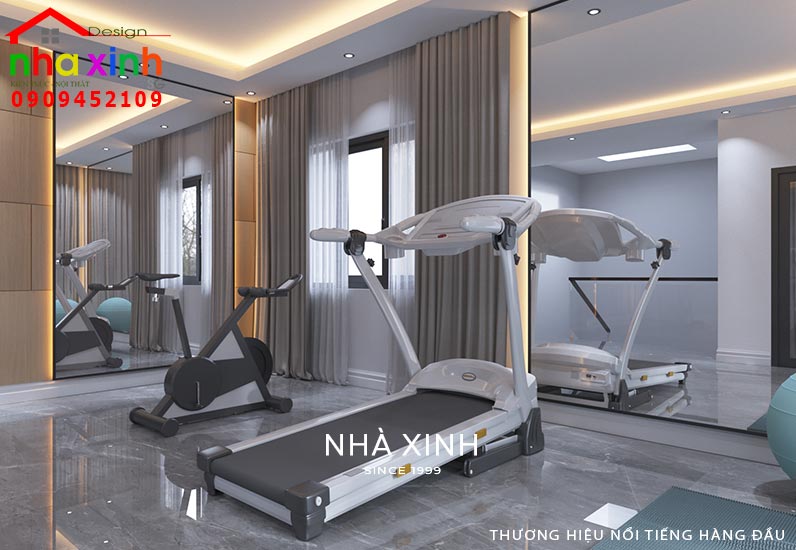 Thiết kế phòng tập gym hiện đại