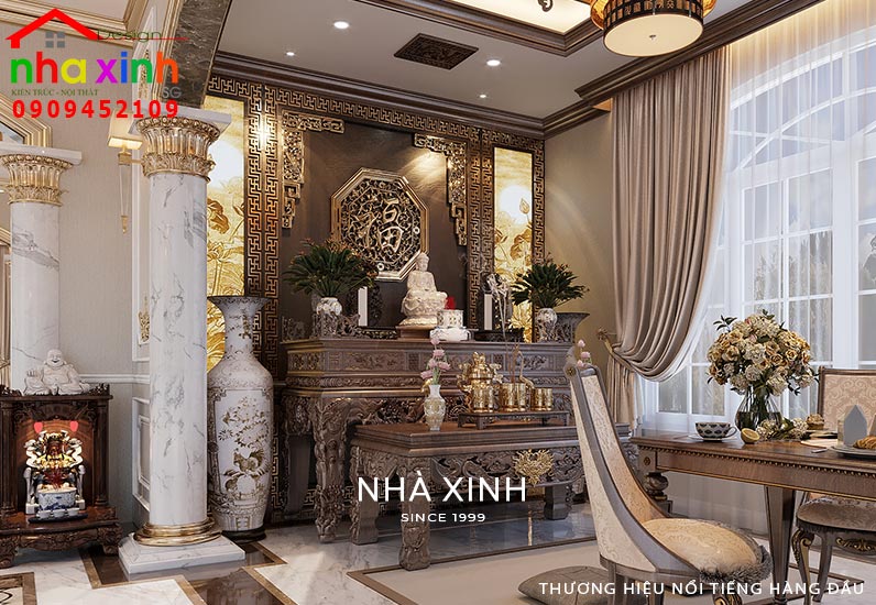 Phòng thờ trang trọng