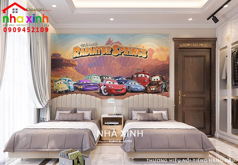 Thiết kế nội thất phòng ngủ đôi 