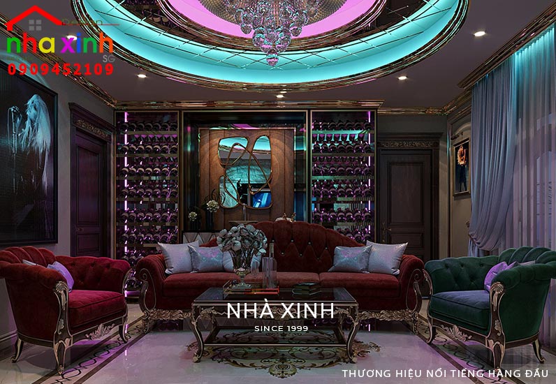 Thiết kế nội thất phòng karaoke