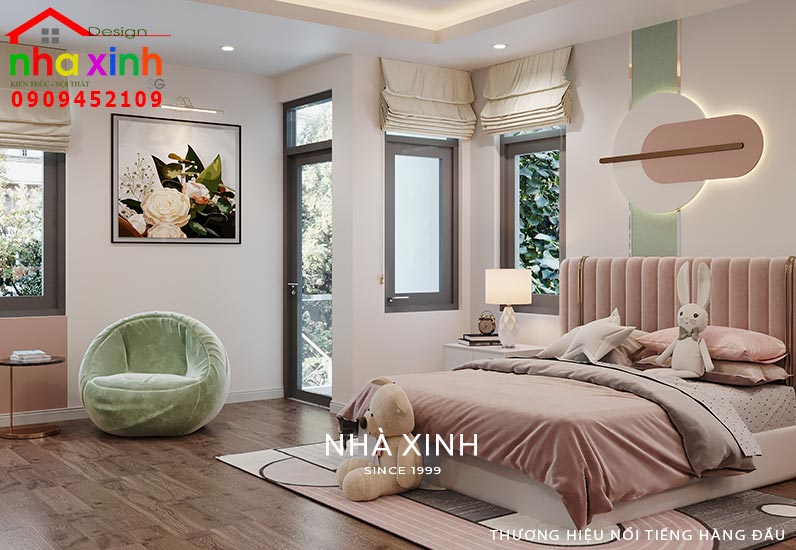 Phòng ngủ bé gái đẹp