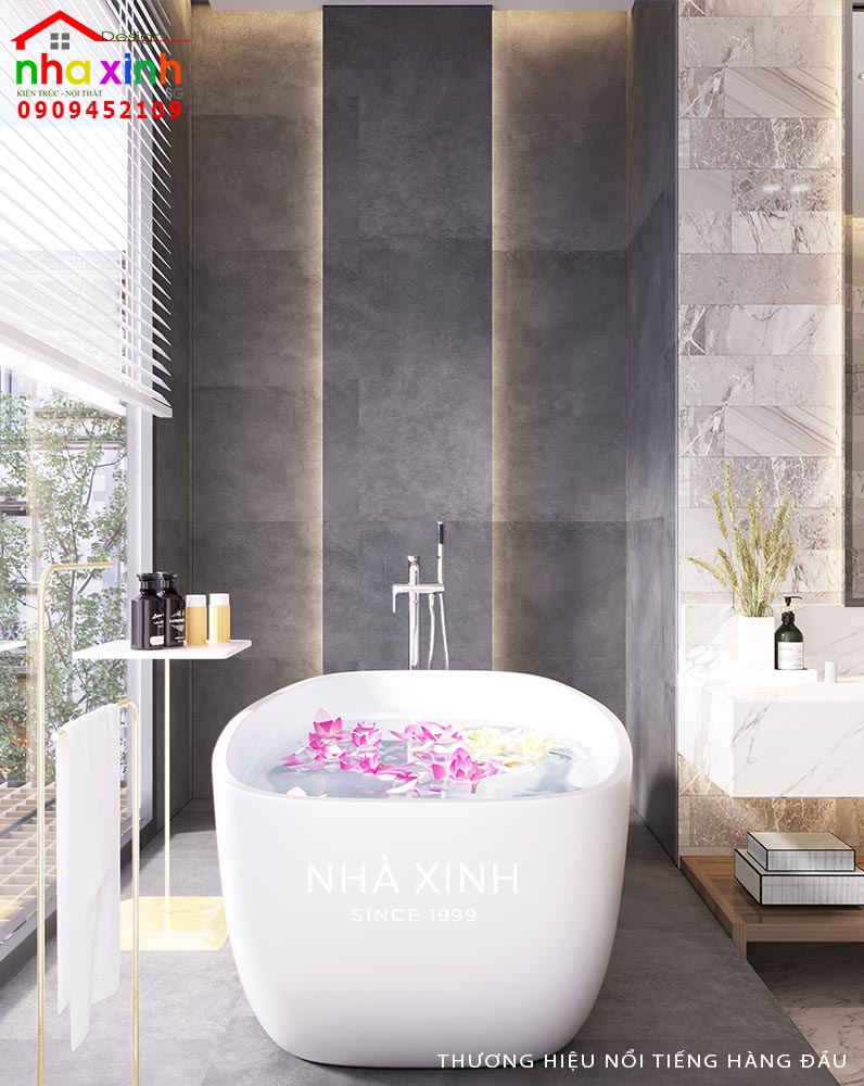 Bồn tắm mang đến sự thư giãn tuyệt vời