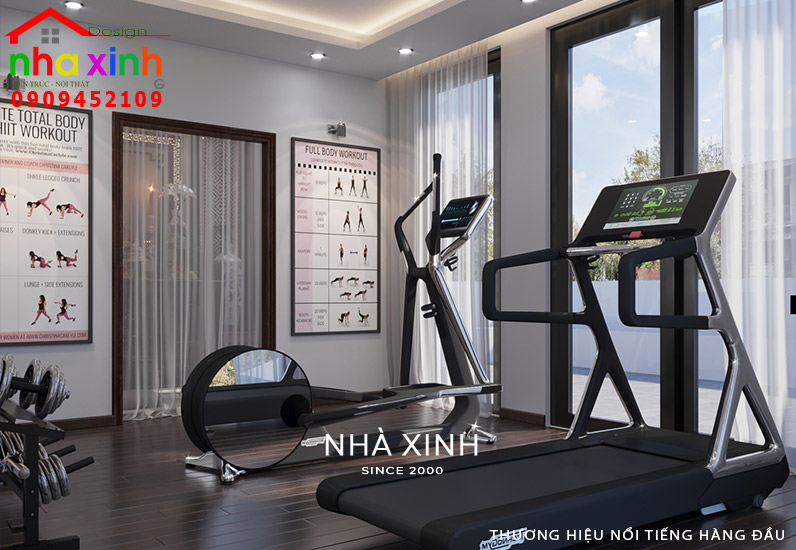 Thiết kế phòng tập gym hiện đại