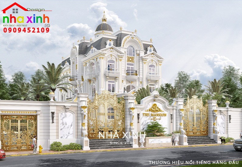Thiết kế biệt thự lâu đài Châu Âu đẹp