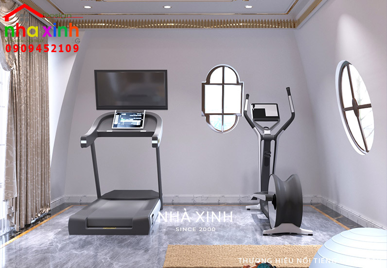 Thiết kế nội thất phòng gym