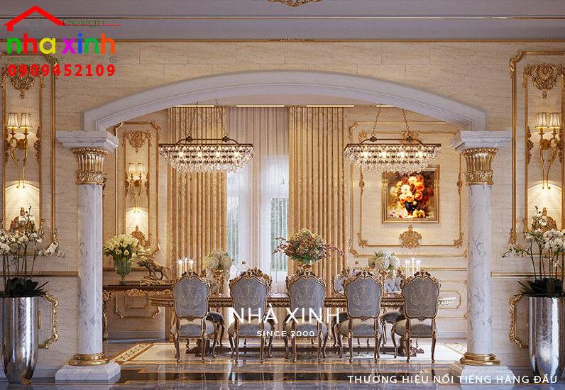Thiết kế nội thất không gian bàn ăn
