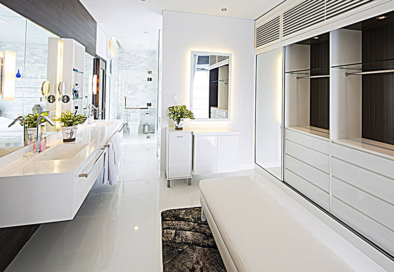 Không gian phòng tắm được thiết kế thông thoáng và rộng rãi