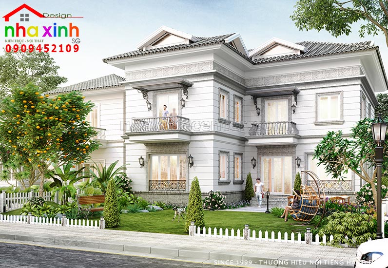 Mẫu thiết kế biệt thự Garden Homes đẹp phong cách nhà vườn