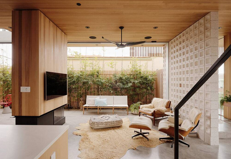 Thiết kế không gian phòng khách hiện đại 
