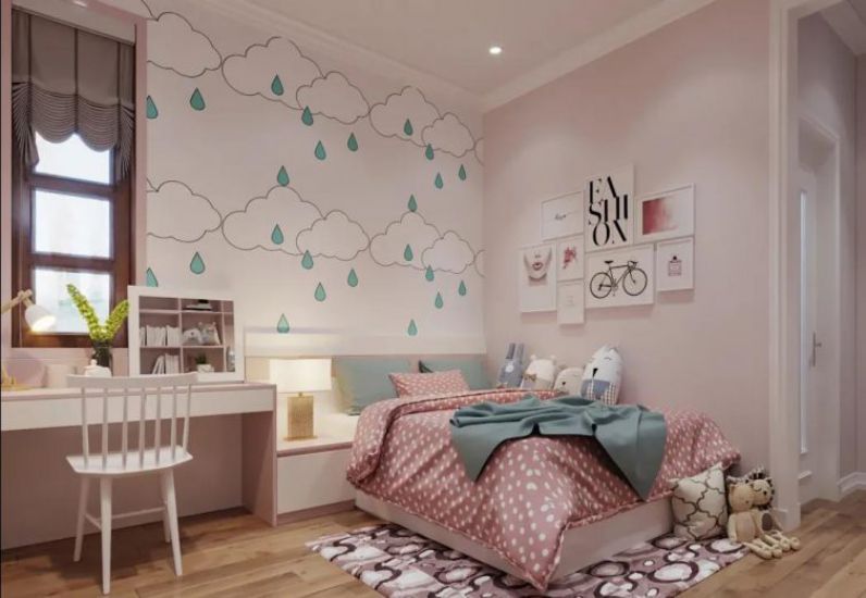 Mẫu thiết kế phòng ngủ cho bé cực xinh