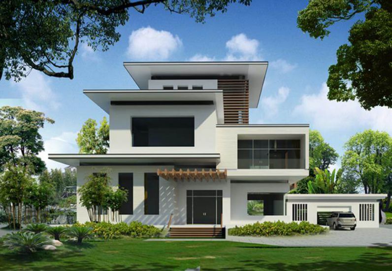 Biệt thự vườn với thiết kế sang trọng độc đáo