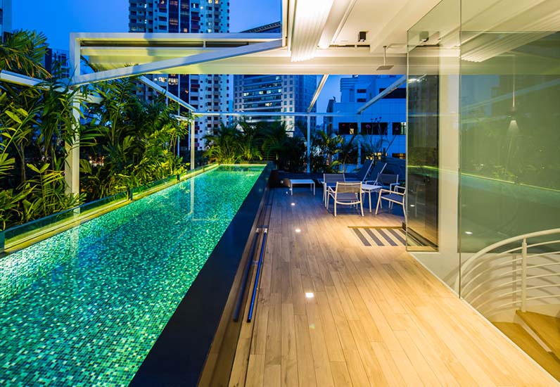 thiết kế biệt thự đẹp có hồ bơi