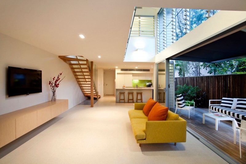 Mẫu phòng khách được thiết kế hướng đến sự đơn giản và tinh tế