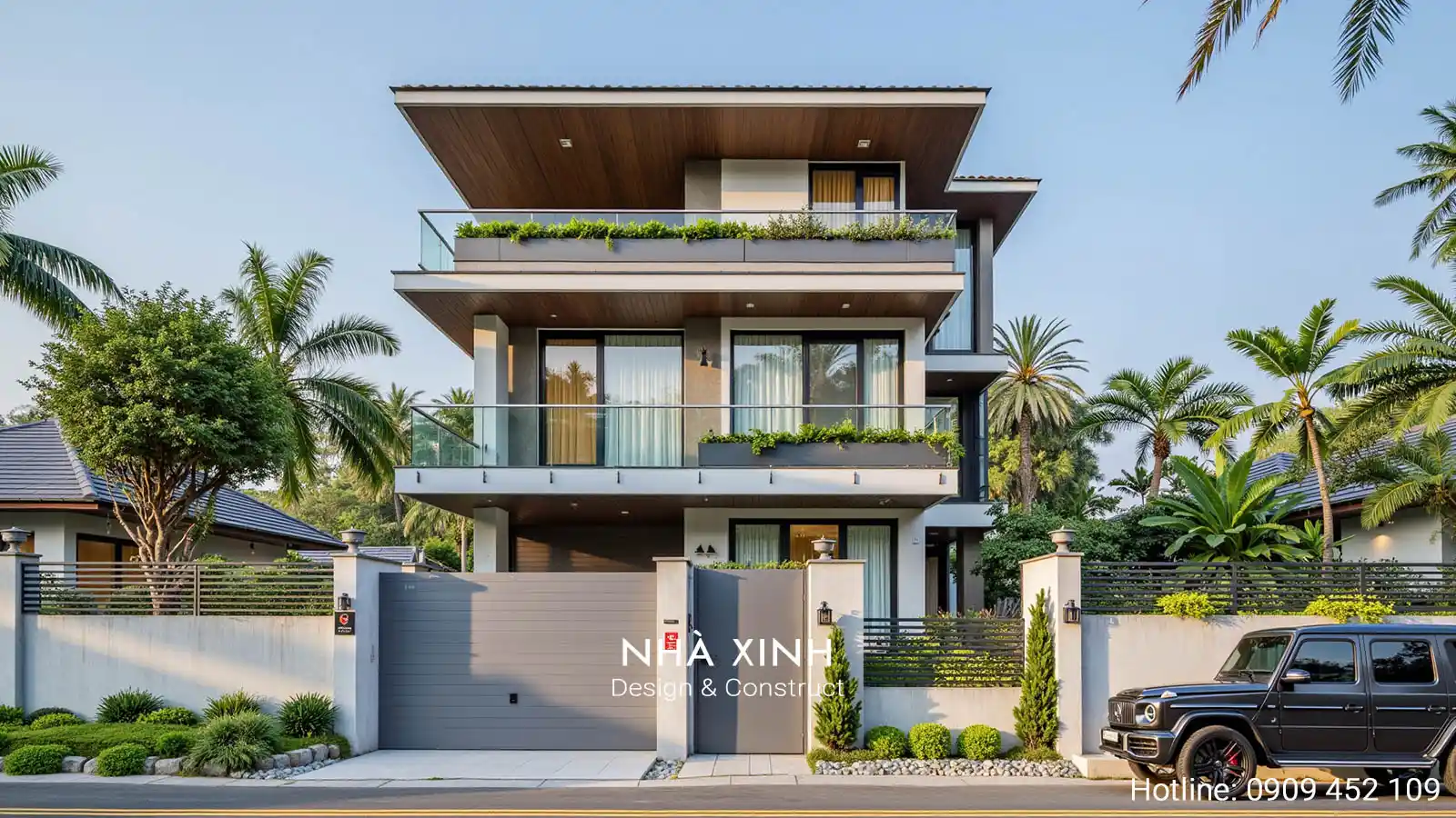 Mẫu biệt thự hiện đại đẹp