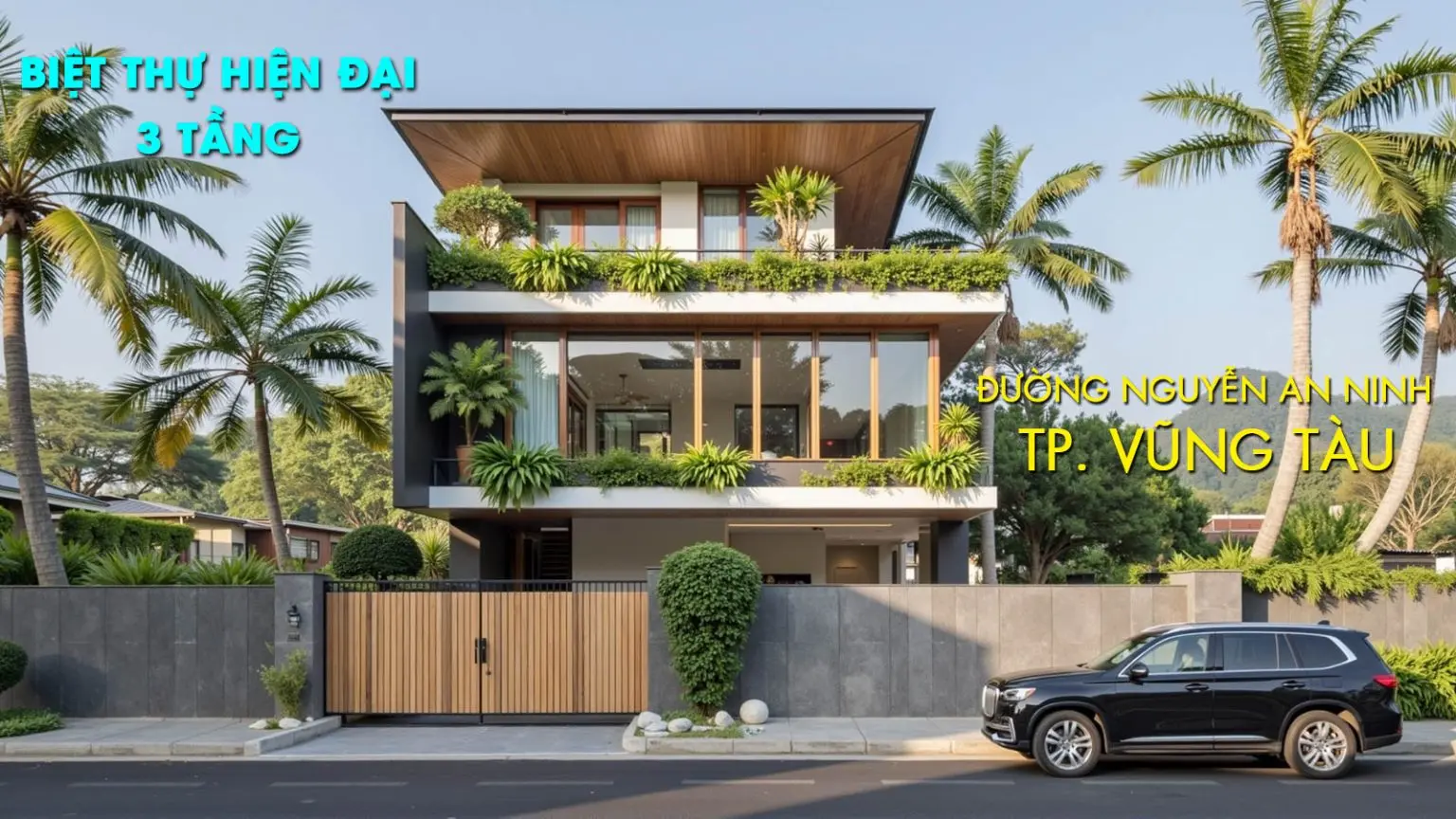 Mẫu thiết kế biệt thự hiện đại 2 tầng đẹp