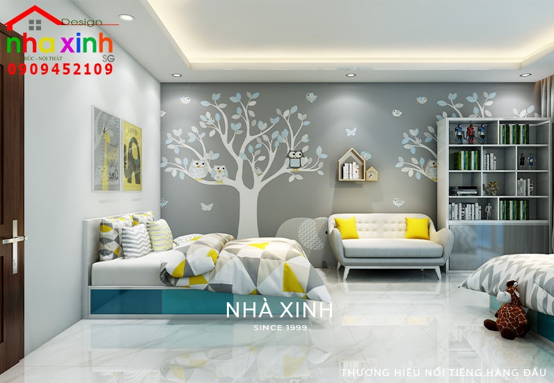 Thiết kế nội thất không gian phòng ngủ 3