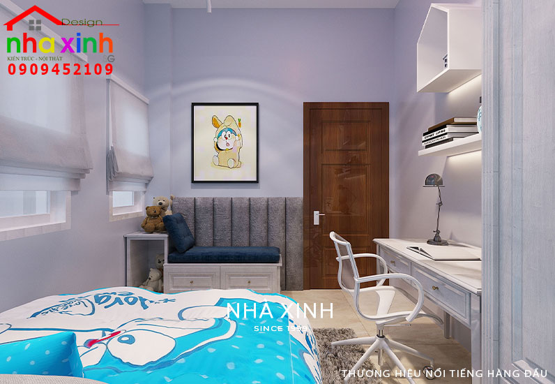 Không gian phòng ngủ với các bày trí nội thất linh động