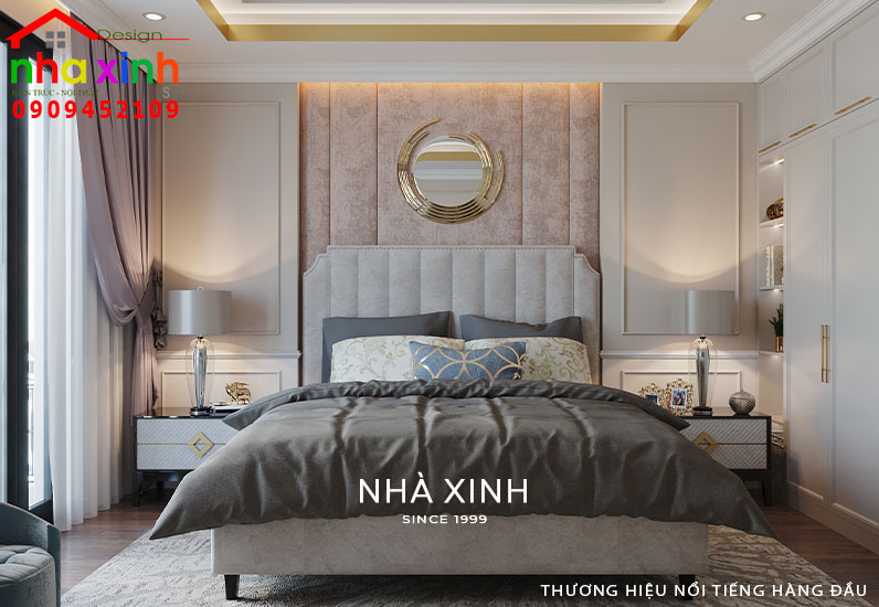 Thiết kế nội thất phòng ngủ master nhà phố đẹp