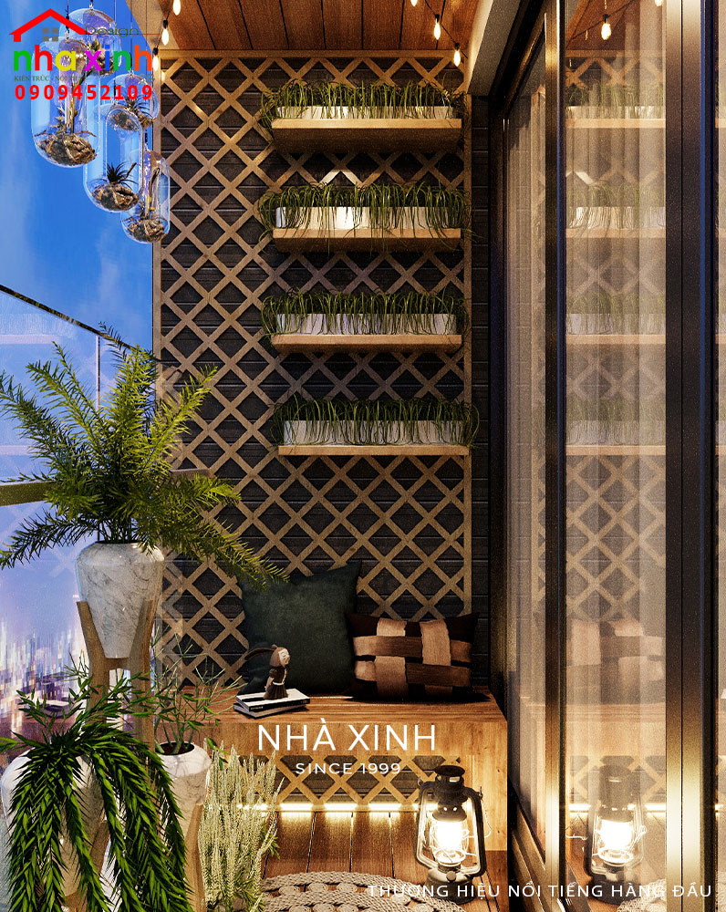 Tiểu cảnh ban công đẹp