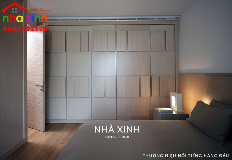 Mẫu phòng ngủ được thiết kế đơn giản và tiện nghi