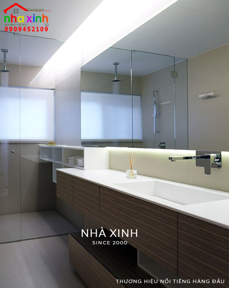 khu vực phòng WC được thiết kế rộng rãi, thông thoáng và tiện nghi