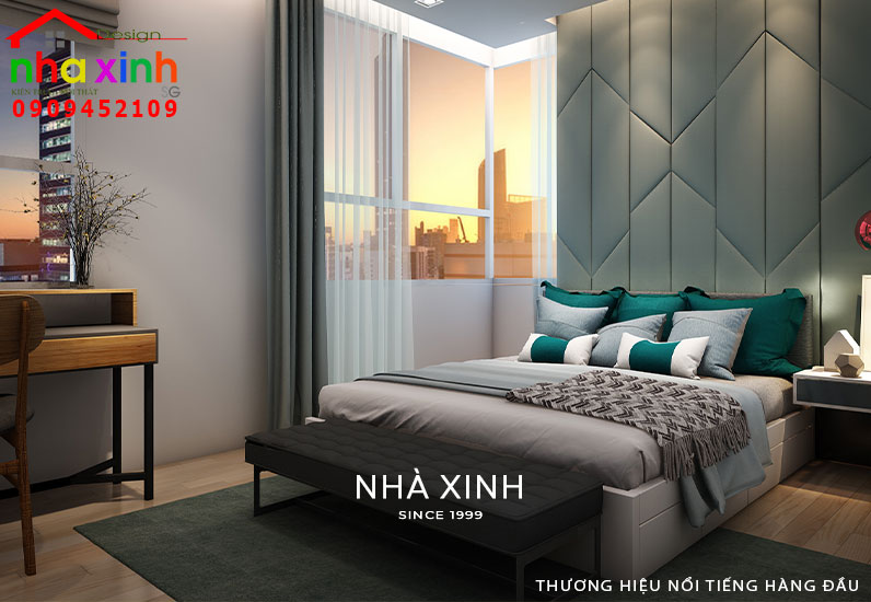 Mẫu phòng ngủ được thiết kế thông thoáng và rộng rãi