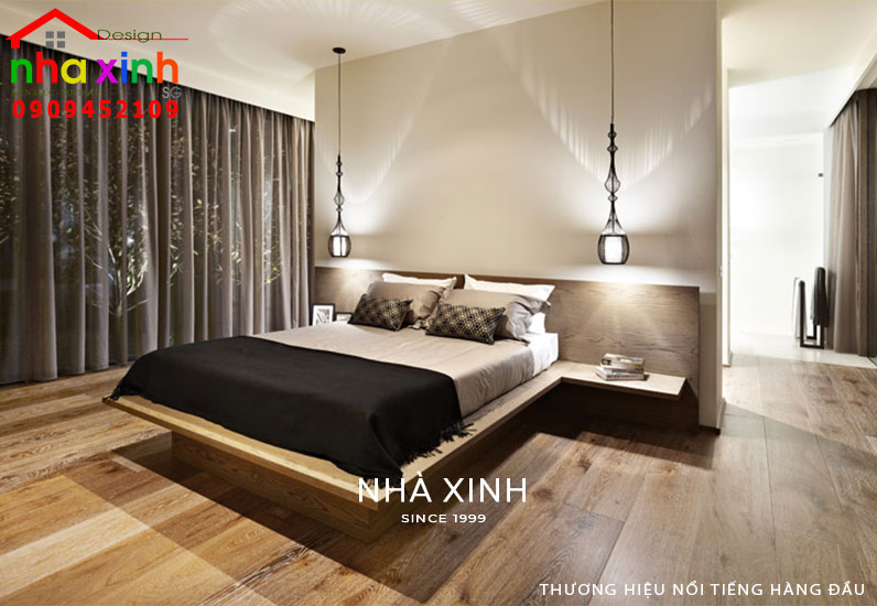 Mẫu phòng ngủ nội thất căn hộ Nam Chung đẹp