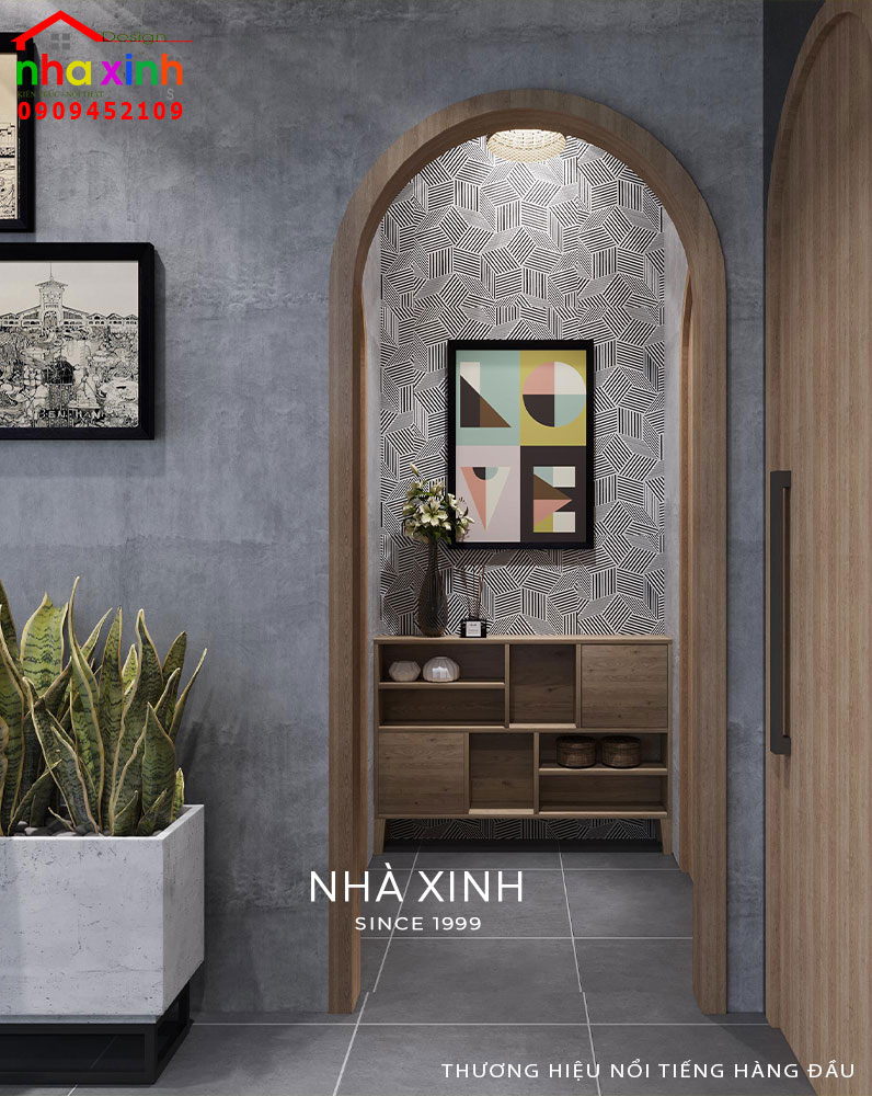 Một góc trang trí đẹp mắt trong quán cafe phong cách hiện đại