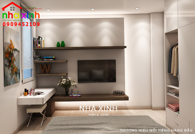 Nội thất mang phong cách hiện đại và tập trung vào công năng sử dụng