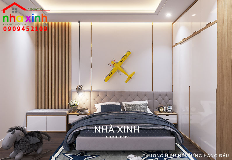 Phòng ngủ thứ 4 với thiết kế mang cá tính của chủ nhân
