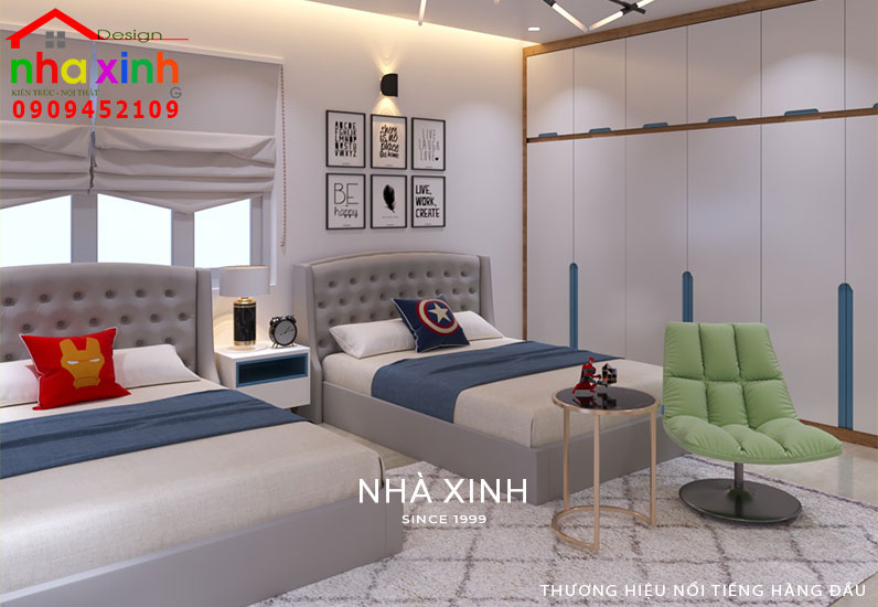 Nội thất được thiết kế đơn giản mang nhiều màu sắc bắt mắt