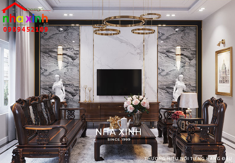 Vật liệu nội thất và trang trí đều là loại cao cấp mang đến sự sang trọng cho không gian