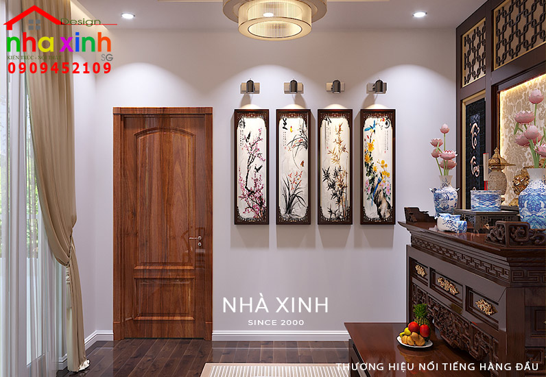 Cách bày trí phòng thờ đậm chất văn hóa truyền thống người Việt