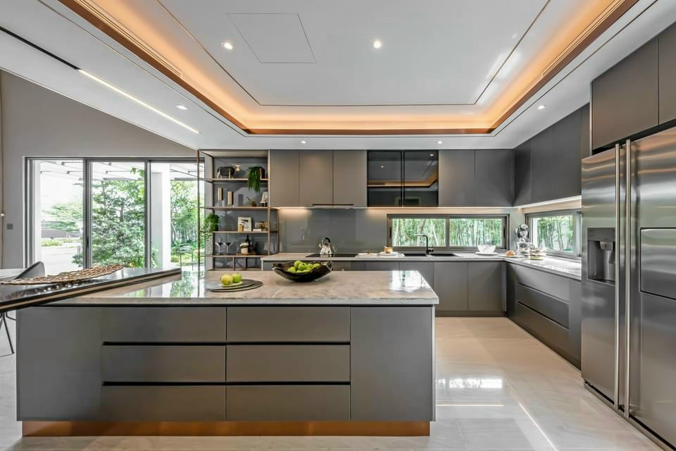 Thiết kế nội thất phòng bếp được thiết kế tiện nghi