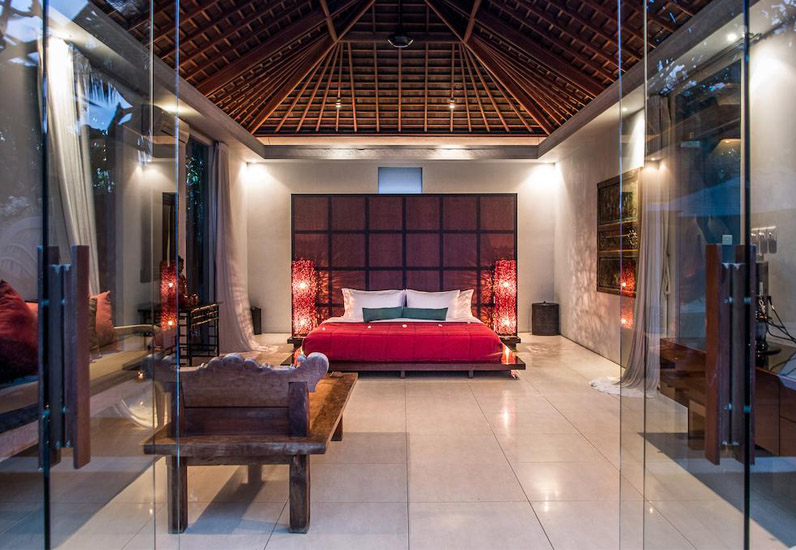 Phòng ngủ quý phái resort Kampali