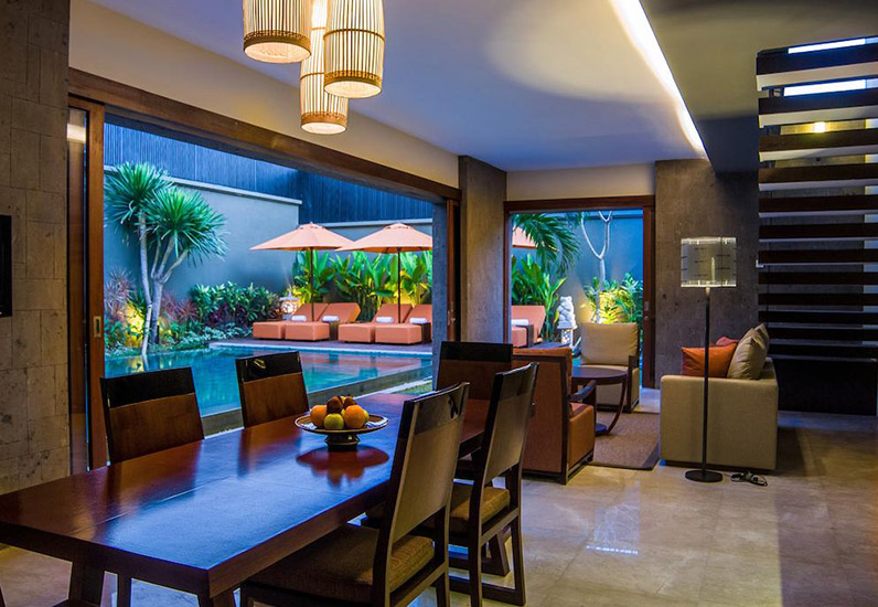 Phòng ăn hiện đại resort Nha Trang