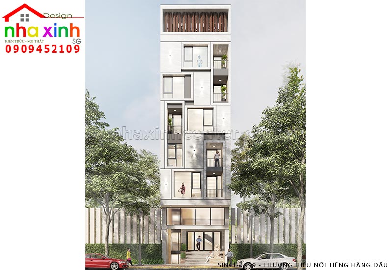 Nhà Phố Đẹp 6 Tầng Có Hầm | Anh Dân | Quận 3 | NP-186