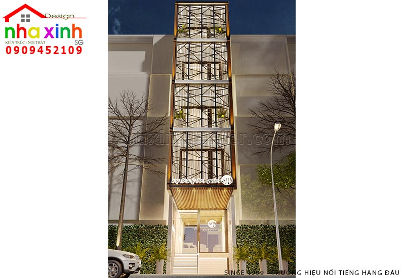 Mẫu Thiết Kế Spa Mặt Tiền Spa | Quận 1 | NP-103