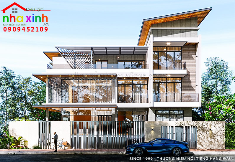 Top 50 Mẫu Nhà Phố Biệt Thự Mái Thái 2 Tầng Đẹp Độc Đáo Nhất 2021 - Công ty  Thiết kế Thi Công Xây Dựng Khai Đạt