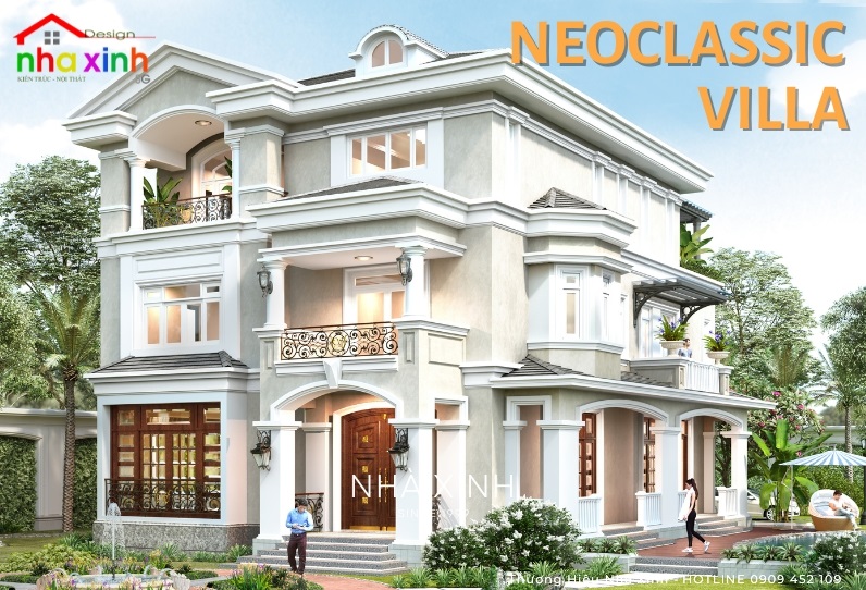 Biệt Thự Tân Cổ Điển Kiểu Pháp Đẹp | Chị Loan | Trà Vinh | BT-114