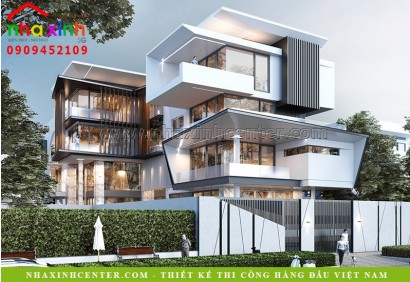 Mẫu Thiết Kế Biệt Thự 3 Tầng 402 Triệu | Chú Long | Vũng Tàu | BT-184