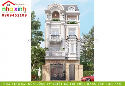 Thiết Kế Nhà Phố Giả Biệt Thự | Bác Khu | Phú Nhuận | NP-177