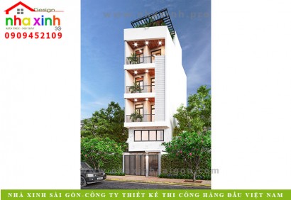 Nhà Phố Hiện Đại 4 Tầng | Anh Trung | Tân Sơn Nhì | NP-106