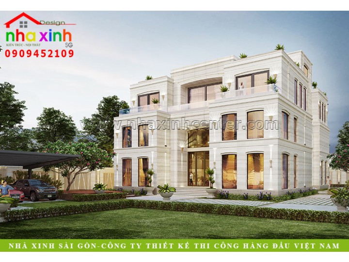 Thiết Kế Biệt Thự Sân Vườn Cao Cấp | Ông Vũ | Đồng Nai | BT-194