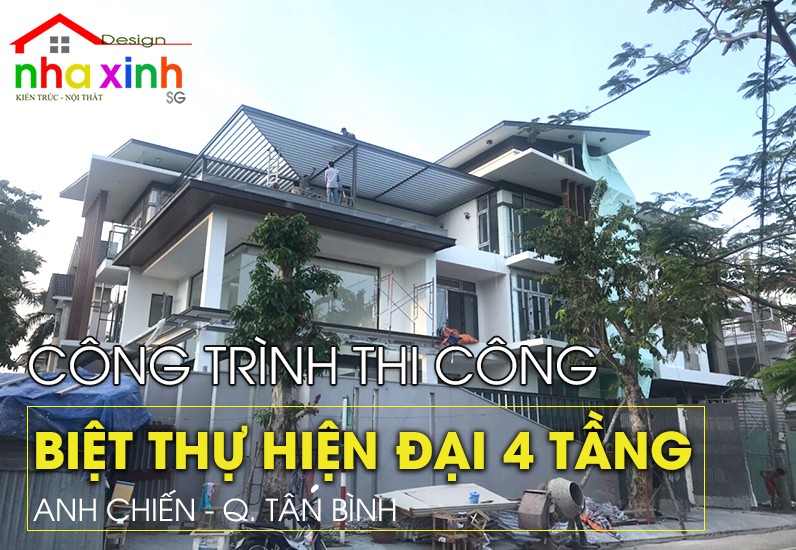 Dự Án Thiết Kế & Thi Công Biệt Thự Hiện Đại 3 Tầng