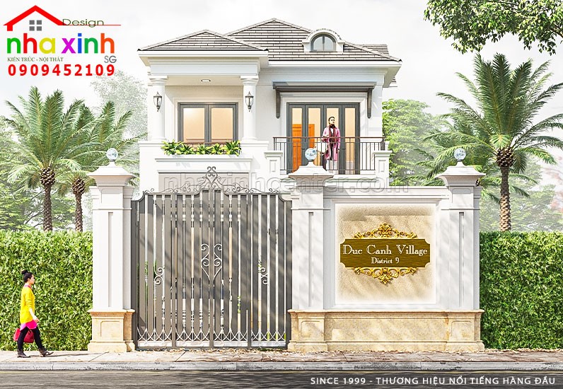 Thiết Kế Biệt Thự Vườn Tân Cổ Điển | Ông Cảnh | Quận 9 | BT-107