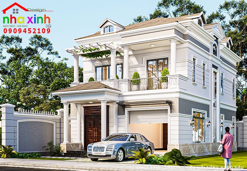 biệt thự tân cổ điển đẹp ông chung