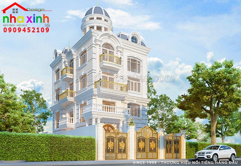 Mẫu Biệt Thự Cổ Điển Châu Âu | A. Hưng | Chủ Nhà Hàng Cần Phong | BT-159